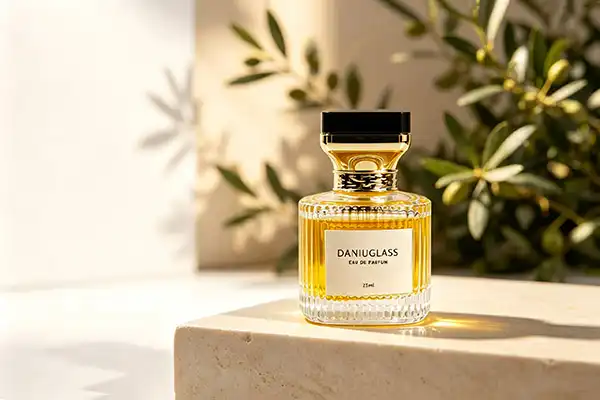 How Does Vertical Stripe Texture Elevate Perfume Bottle Design?